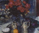 Константин Коровин. Розы и фиалки. 1912