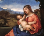 Тициан. Мадонна с Младенцем.Бергамо, Академия Каррара