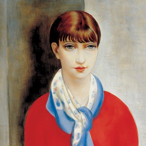 Кислинг Моис (Моисей).  Молодая женщина в красном свитере. 1925