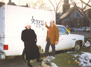 Татьяна Колодзей и Нортон Додж, 1994. Фото из архива Kolodzei Art Foundation / www.KolodzeiArt.org